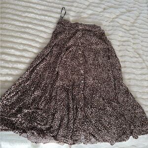 Leopard Print Women's Skirt